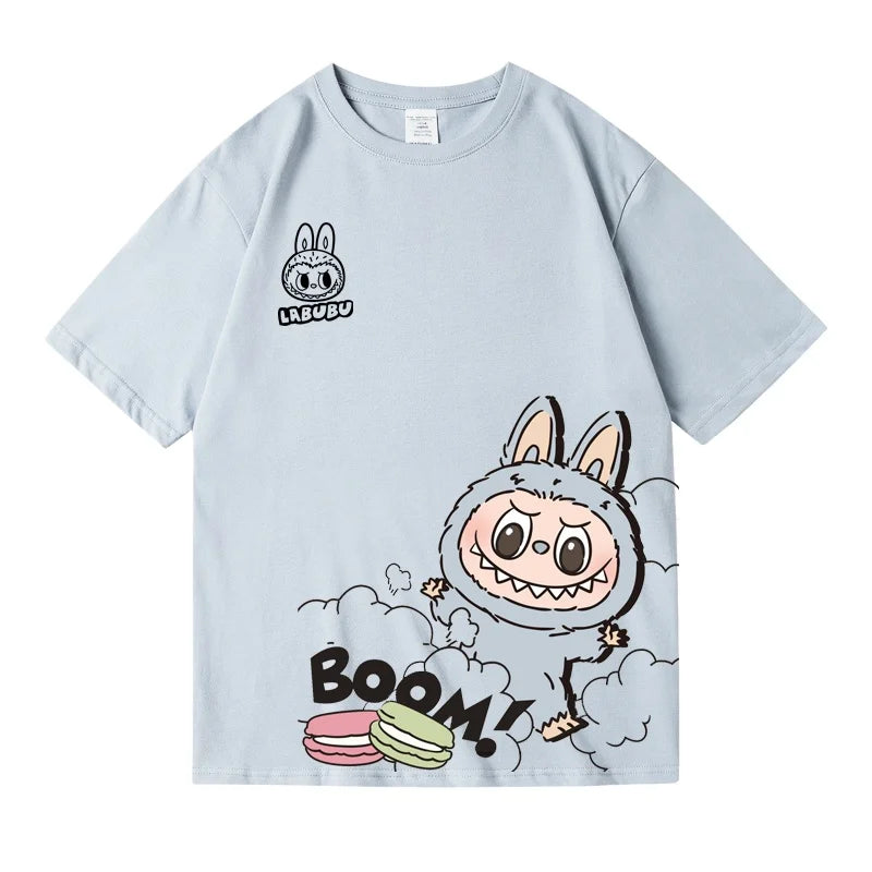 Labu Pure Cotton Short-sleeved T-shirt Brand 2025 Summer Wear Half-sleeved Ins Style Street Versatile Children's Top