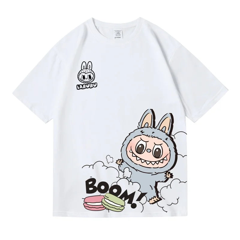 Labu Pure Cotton Short-sleeved T-shirt Brand 2025 Summer Wear Half-sleeved Ins Style Street Versatile Children's Top