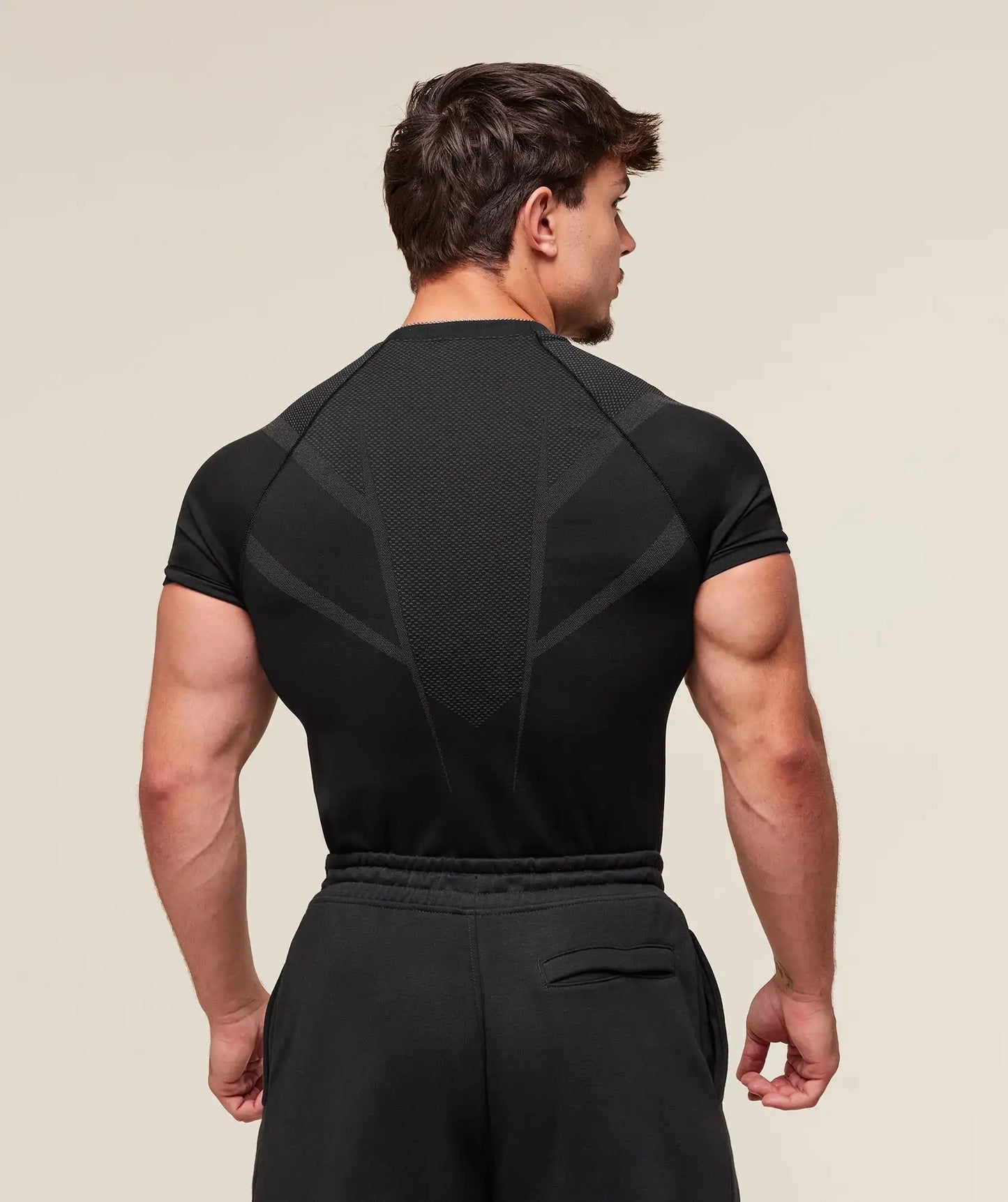 Men's High Elastic Quick Dry Sports man T-Shirt Tight Fitness Training Workout Breathable Summer Gym Trendy Brand TSHIRT MEN
