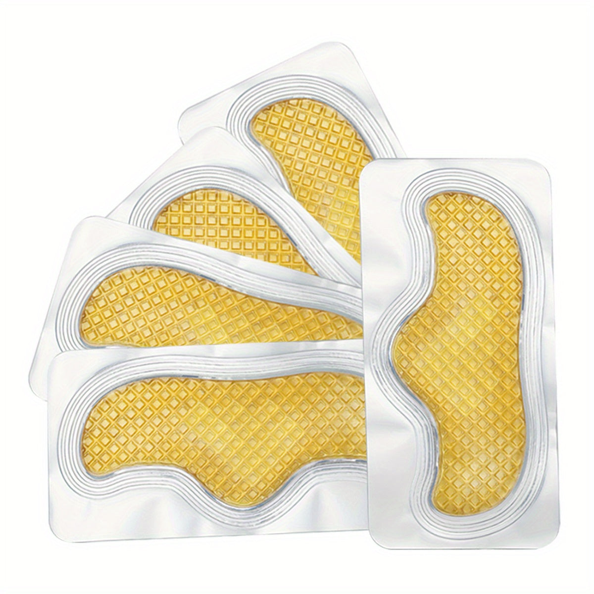 5-Piece ILISYA Golden Collagen Forehead Patches - Replenish Water, Deeply Moisturize, Anti-Aging, Smooth Wrinkles, and Hydrate Skin with 24K Golden Essence