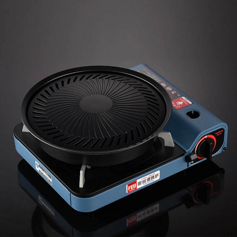 Smokeless Stovetop BBQ Grill Pan Gas Non-Stick Gas Stove Plate Electric Stove Bakeware Barbecue Roast For Baking Camping Travel