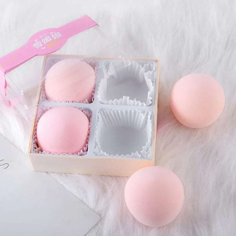 Beauty Makeup Sponge 4pcs Wet&dry Use Makeup Puff Blending Tools For Liquid Cream Loose Powder Foundation Applicator Wholesale