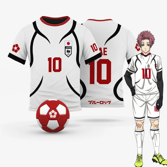 Blue Lock Japan U20 White Cartoon Anime Cosplay Men Jersey Summer Short Sleeve Children Tees Tops 2024 Fashion Women T-shirt