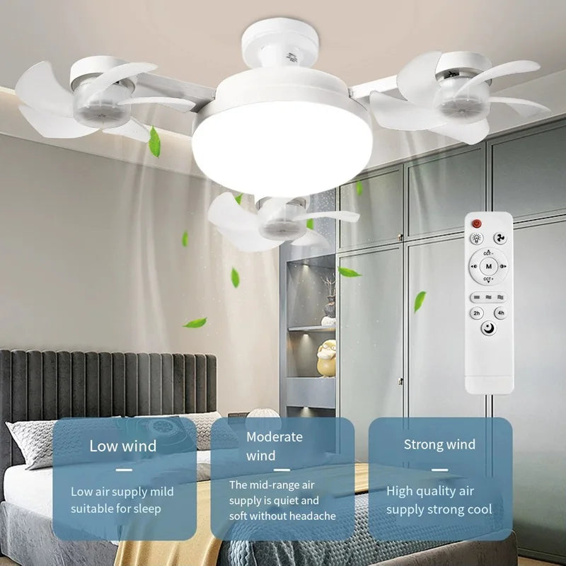 Drone-Shaped Ceiling Fan Light