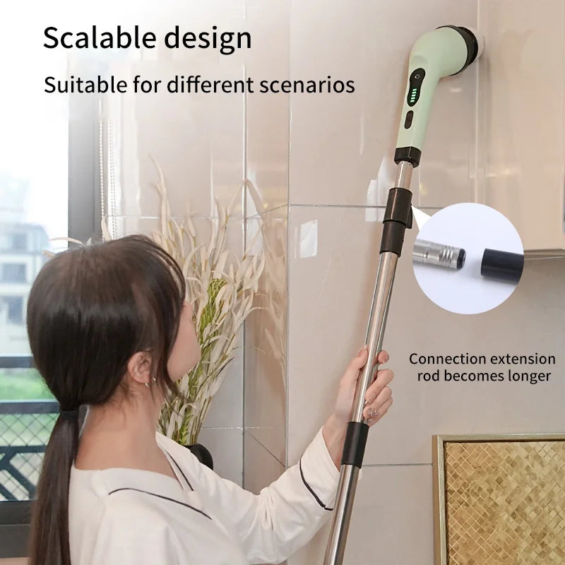 9-in-1 Wireless Household Rotation Cleaning Brush