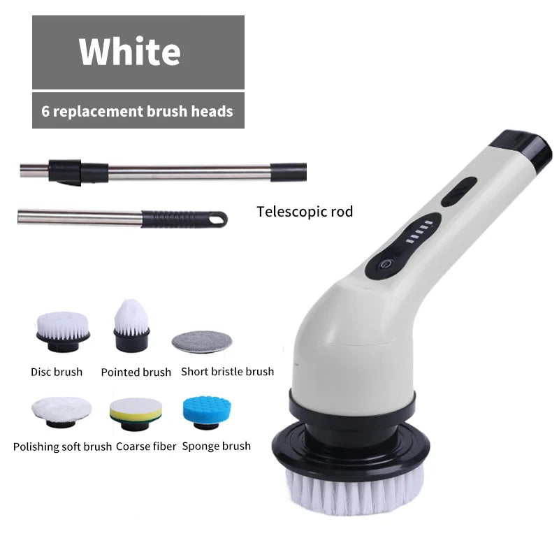 9-in-1 Wireless Household Rotation Cleaning Brush