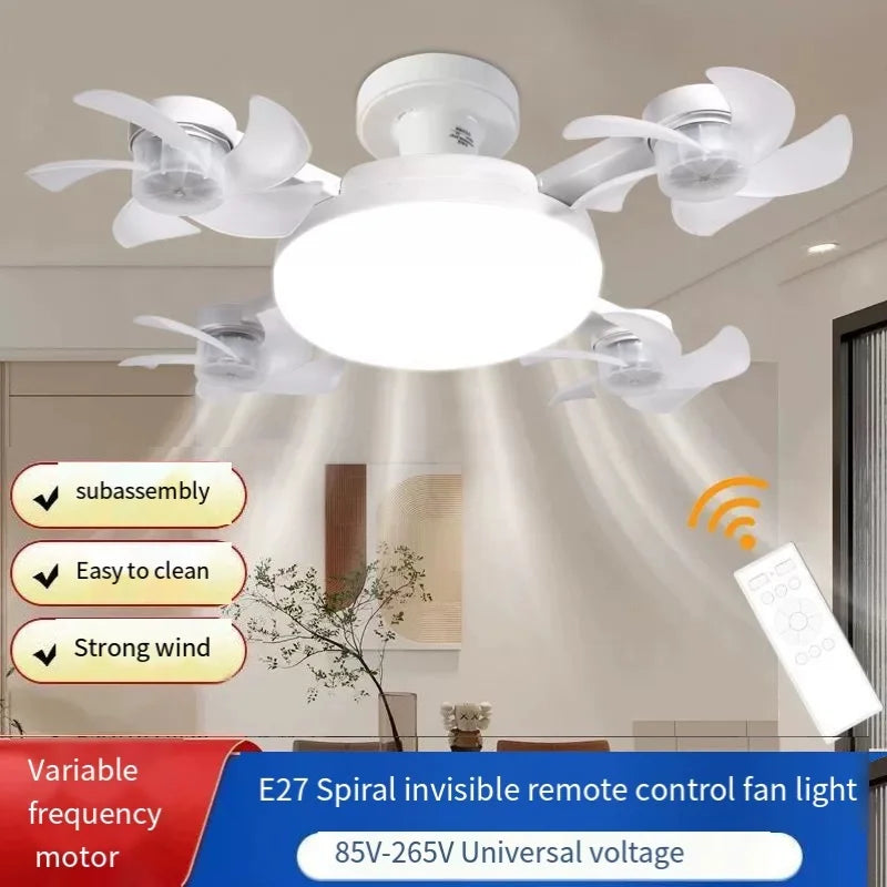 Drone-Shaped Ceiling Fan Light