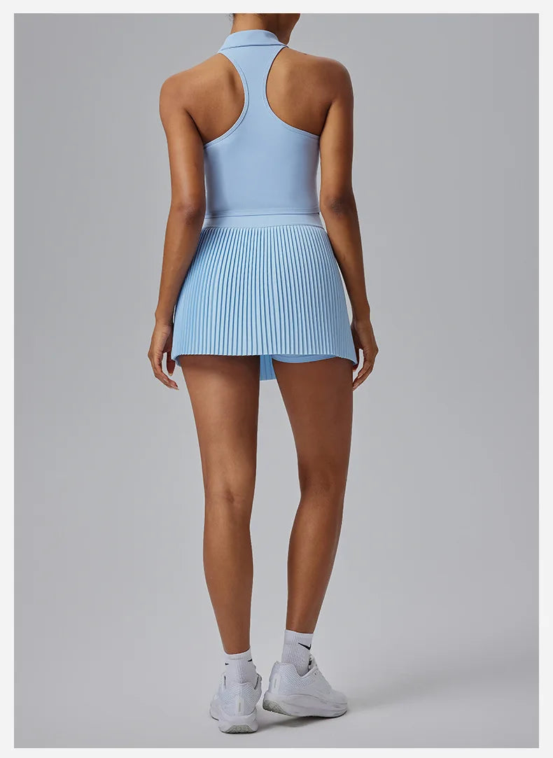 Floral Discount Sports Skirt for Women Quick-drying Badminton Tennis Trousers Skirt Fitness Half-body Pleated Skirt Shorts