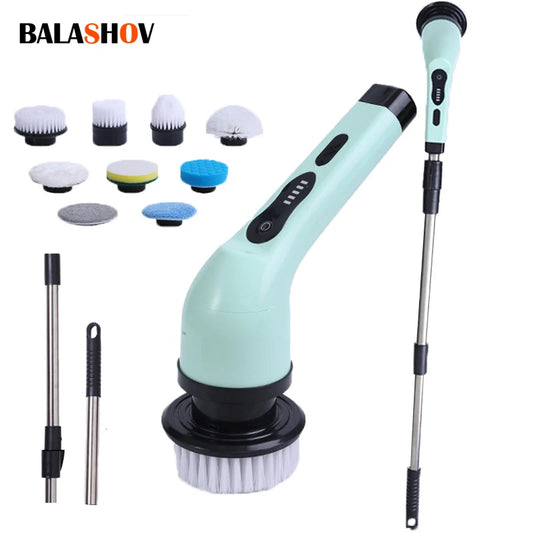 9-in-1 Wireless Household Rotation Cleaning Brush