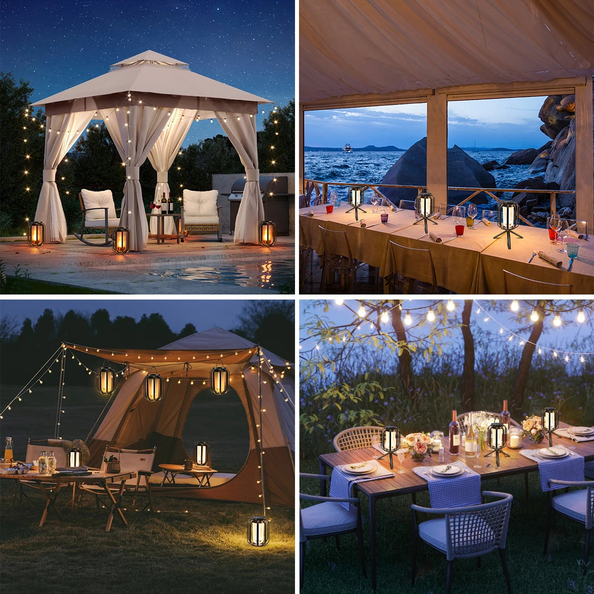 Solar Lanterns Outdoor Hanging Lights