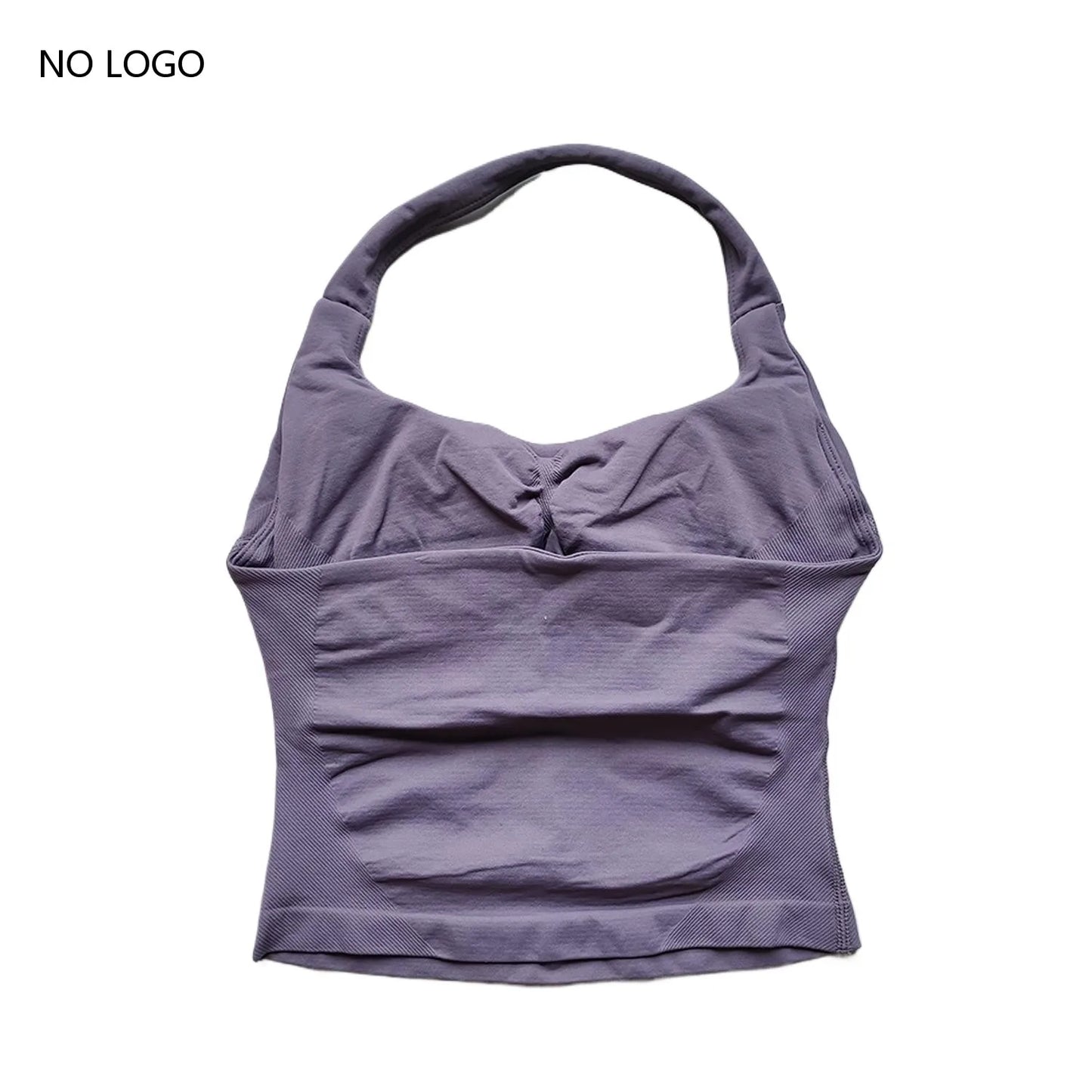 ARFTE Halter Top Gym Vest Woman Backless Tank Tops Push Up Sport Bras Running Vest Workout Tops Activewear Yoga Clothing