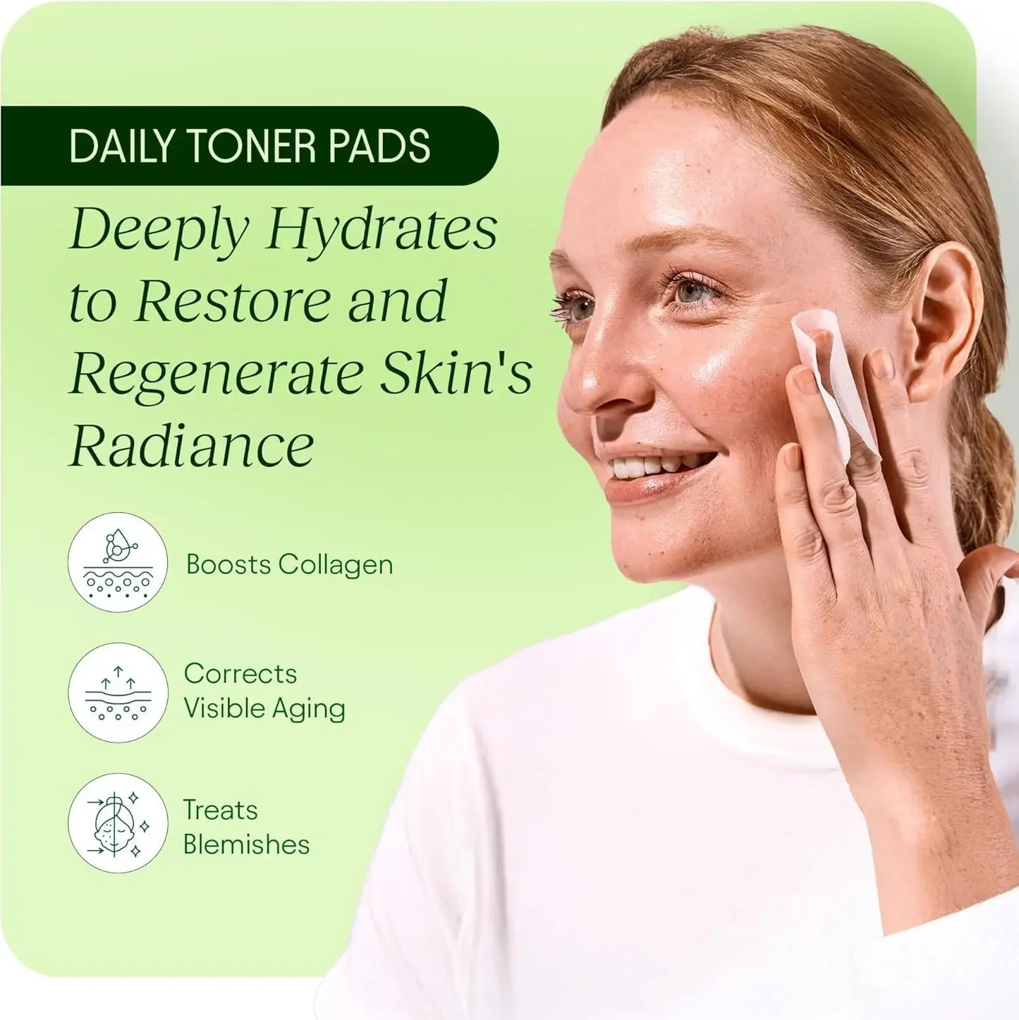 Dark Spot and Wrinkle Minimizing Toner Pad