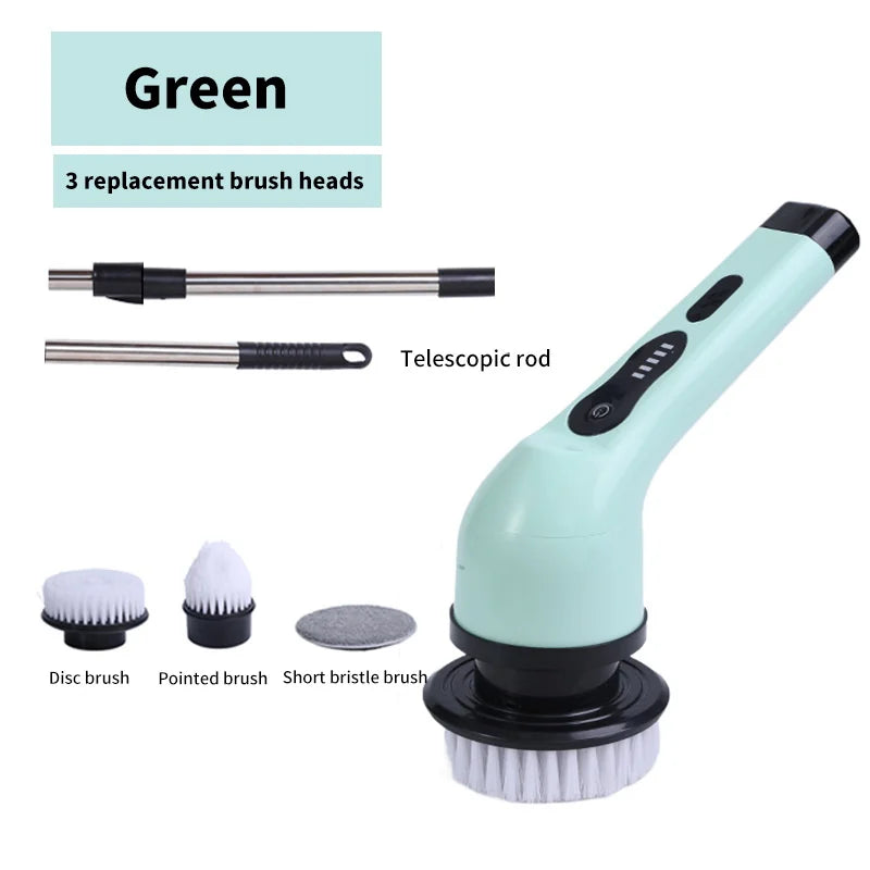 9-in-1 Wireless Household Rotation Cleaning Brush