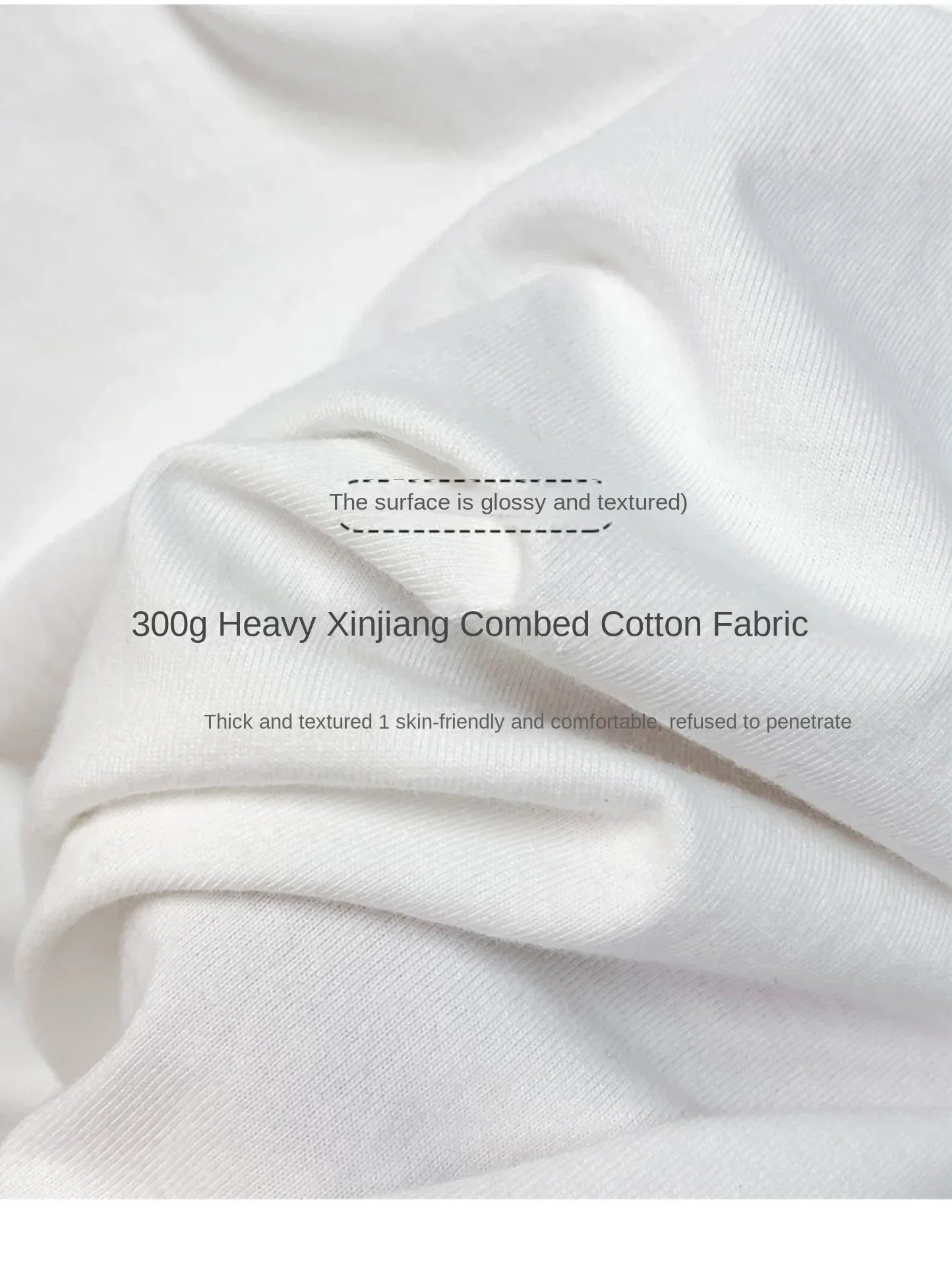 Summer Light Green Heavy Weight 300G Short Sleeved T-shirt Cotton  Men's Loose Casual Base Shirt Korean Tee Women's