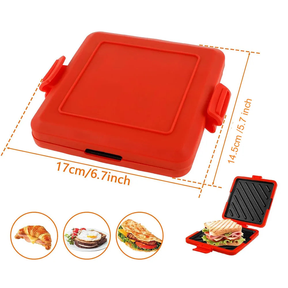 Quick Cooking Silicone Sandwich Press