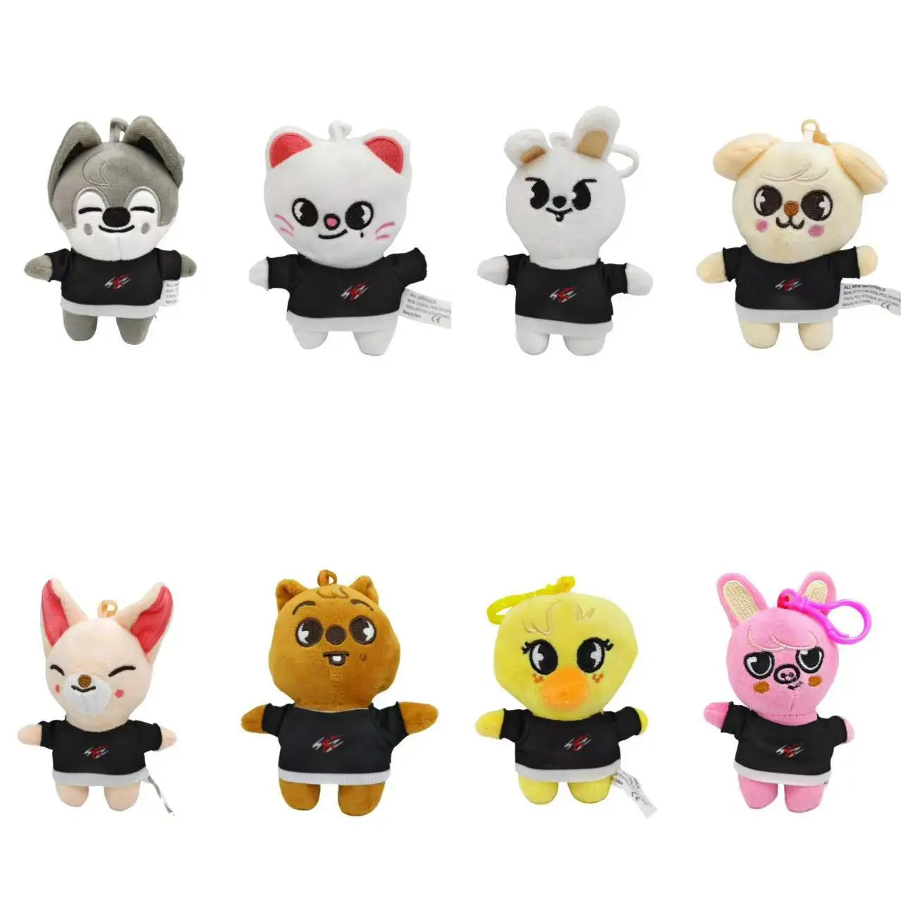 New Stray Kid SKZOO Plush Stray Children's Pendant Doll Plush Toy Doll Keychain Couple Gift Christmas Birthday Gift