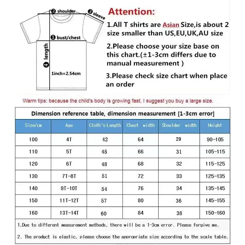 Boy's Anime Wukong Dragonball Graphic T-shirt, Casual Slightly Stretch Breathable Slim Fit Tee Kid's Clothing for Summer Outdoor