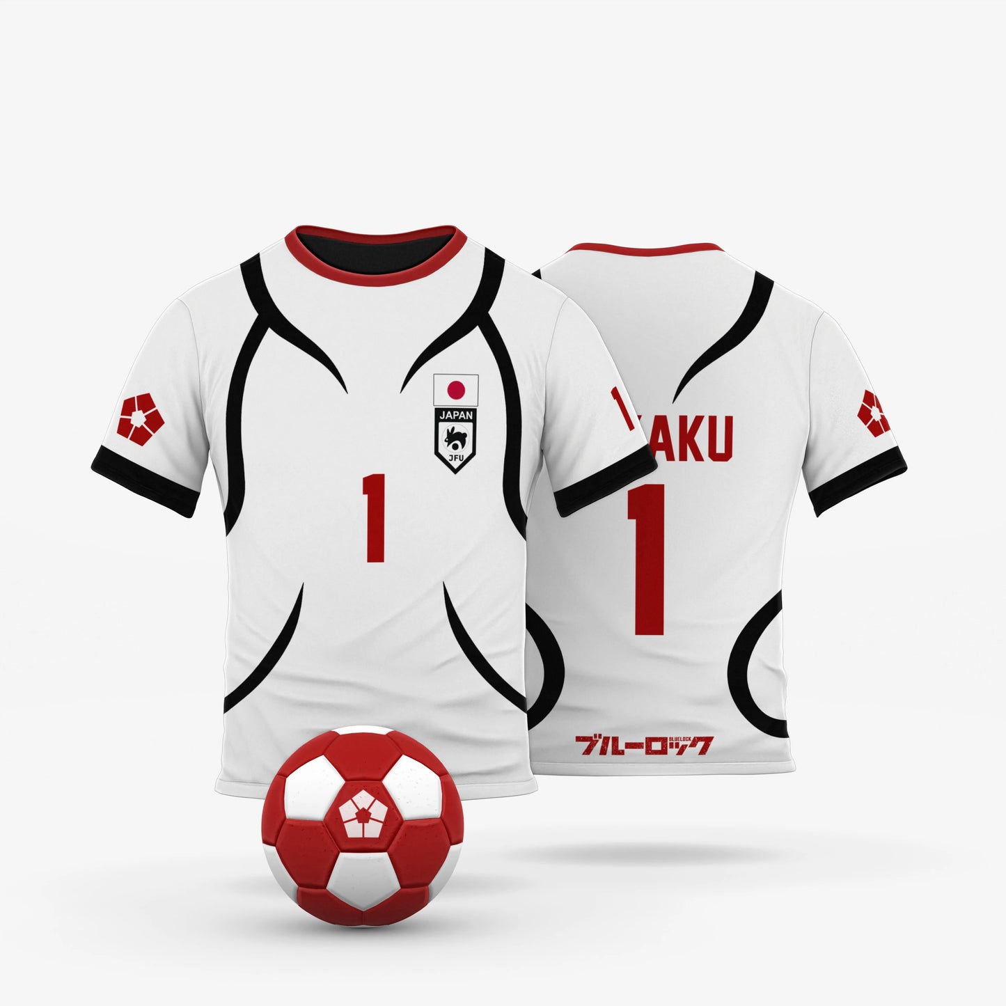 Blue Lock Japan U20 White Cartoon Anime Cosplay Men Jersey Summer Short Sleeve Children Tees Tops 2024 Fashion Women T-shirt