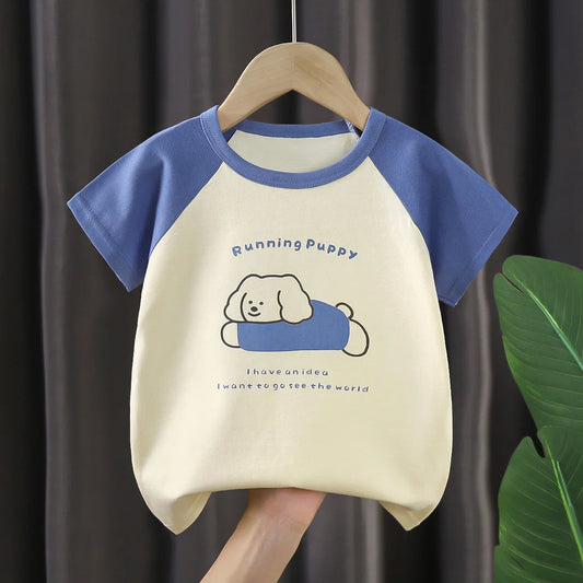 Kids Clothes Boys Girls Vest Suit Summer Children's Clothing baby Cotton T-Shirts Shorts Tank Top Short Sleeve