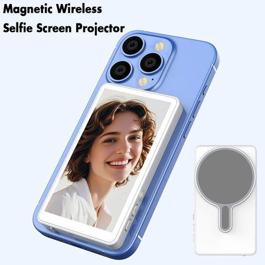 Wireless Mobile Phone Magnetic Selfie Screen Projector