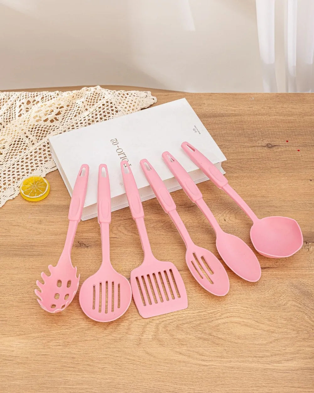 13pcs Durable Non Stick Cookware Set Multifunctional Kitchen Utensil Soup Milk Pot Maifanstone Frying Pan Household