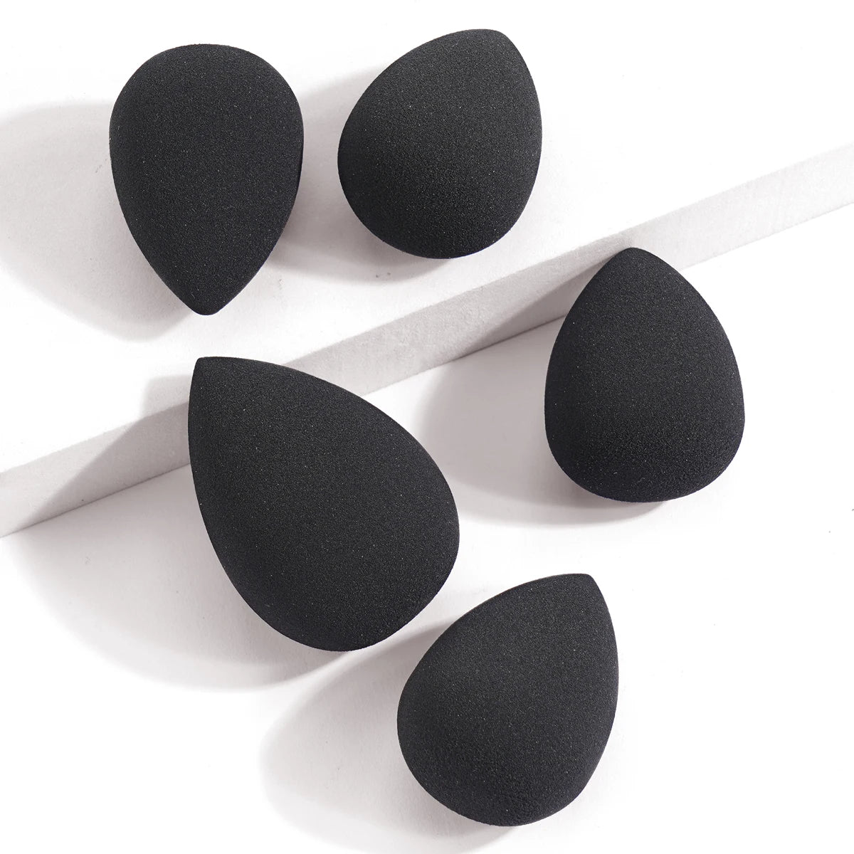 MAANGE 5PCS Makeup Sponge Blender Set Foundation Concealer Powder Cream Puff Dry&Wet Cosmetic Puff Multi-colored Beauty Sponges