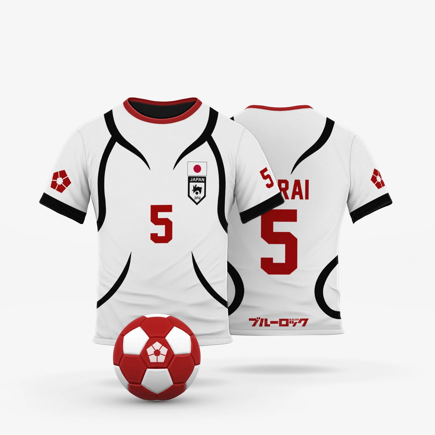 Blue Lock Japan U20 White Cartoon Anime Cosplay Men Jersey Summer Short Sleeve Children Tees Tops 2024 Fashion Women T-shirt