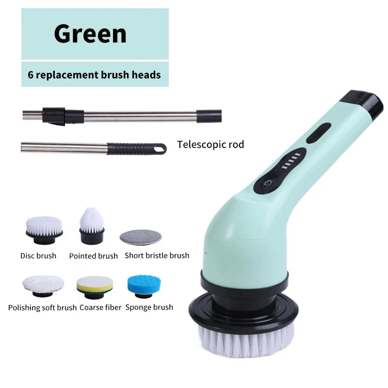 9-in-1 Wireless Household Rotation Cleaning Brush